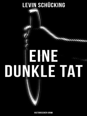 cover image of Eine dunkle Tat (Historischer Krimi)